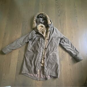 Navy Green Winter Jacket - S